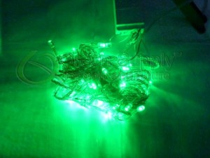 LED String Lights - Green Color (10 Meters or 32.8 Feet Long) - No Extended Plug