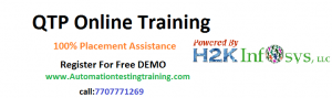 QTP Online Training