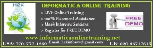 Informatica Online Training And Placement Assistance