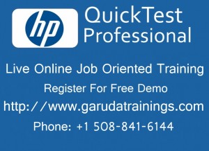 QTP Online Training With Job placement