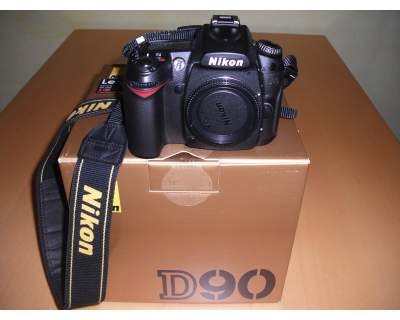 Nikon D90 Black 12.3MP fotocamera reflex digitale