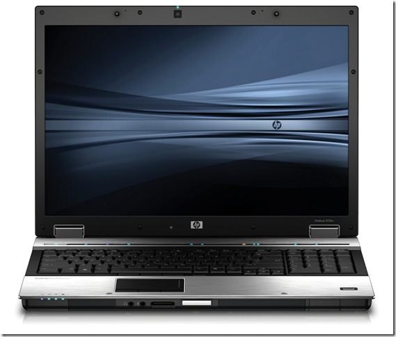 HP EliteBook Mobile Workstation 8730w - Core 2 Duo 2.8 GHz - 17 &quot; - 4 GB Ram - 320 GB HDD