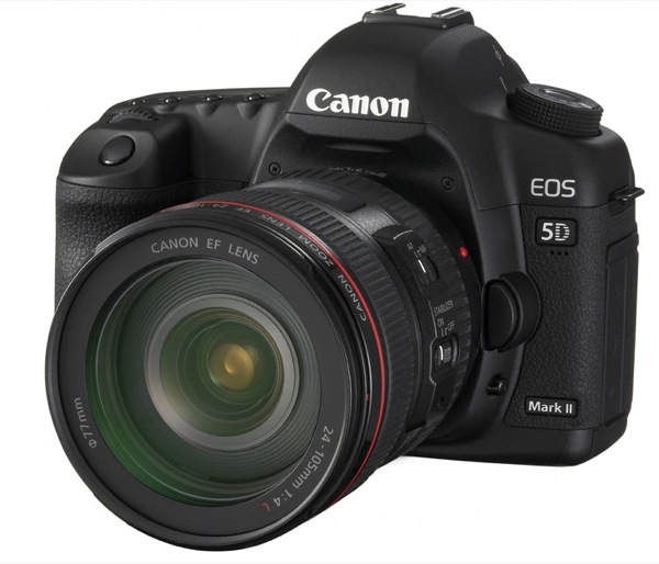 Canon EOS 5D Mark II 21.1MP Full Frame CMOS Digital SLR Camera with EF 24-105mm $850 USD