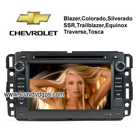 Chevy Blazer, Colorado, Silverado, SSR, Trailblazer, Equinox, Traverse, Tosca DVD GPS TV CAV-8070CB